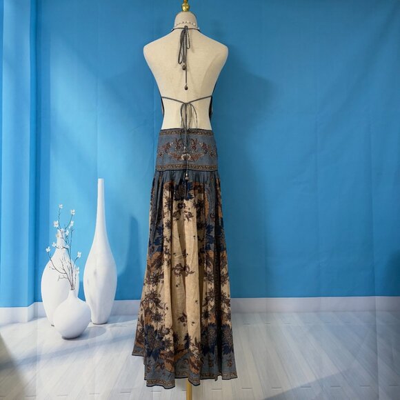 NWOT! Zimmermann Ascension Halter Maxi Dress - Picture 9 of 12